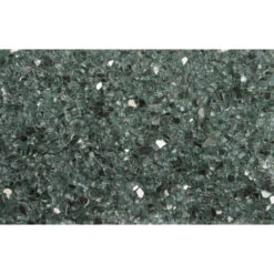American Fireglass 24-in H Burner 1/4-in Evergreen Reflective Fire Glass NG