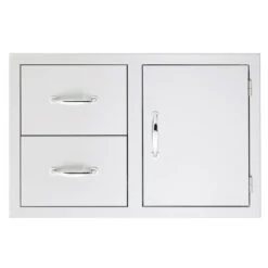 Summerset 36" Built-in 2 Drawer, 1 Door Combo Unit - SSDC2-36