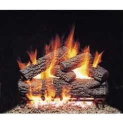 Real Fyre 20-in Post Oak Vented Logs Only No Burner - PO-20