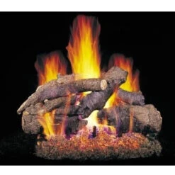 30-in Charred American Oak Logs Only