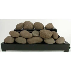 30-in Brown ALTERNA Vent Free FireStones Variable Black Chassis | NG