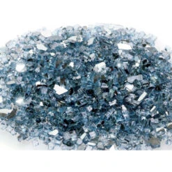 American Fyre 10 Lbs. Caribbean Blue Reflective Fire Glass