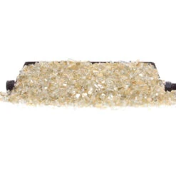 American Fyre 30-in G45 Burner | Gold Reflective Glass | Variable Flame Remote | NG