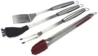 Grill Pro Stainless Steel BBQ Tool Set - 4pc - 40070