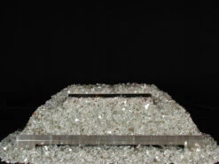 Alterna 24" Vent Free Platinum FireGlitter Set, Manual Stainless Burner