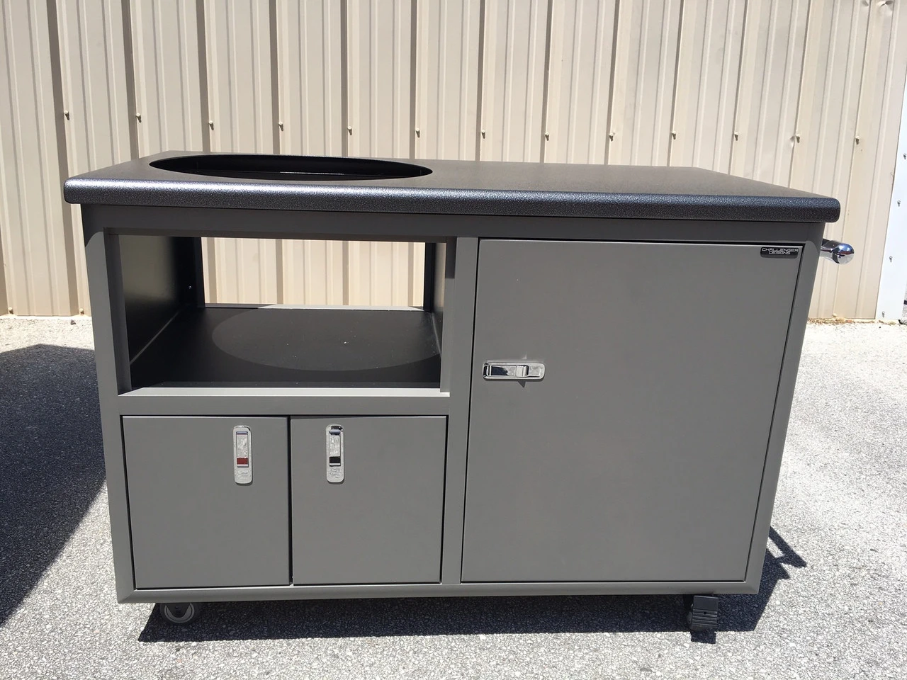 Challenger Designs Torch 54" Cart - Kamado Joe Big Joe II 1 Challenger Designs Torch 54" Cart - Kamado Joe Big Joe II