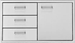 Delta 30" Heat Door, 3 Drawer Combo - DHDD303-B