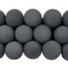 30" Alterna Dark Gray Vented Fire Balls With Custom Pan Burner
