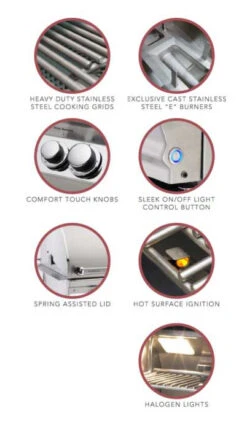 FireMagic Aurora A660i Built In Grill, No Rotisserie -TECC BBQ Shop Fire Magic Aurora Features no rotisserie 33969.1477049411.1500.1500