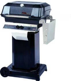 MHP JNR Propane Grill On Black Cart With 2 Wheels,Stainless Grids
