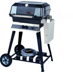MHP JNR Grill On Portable Open Cart - Stainless Or SearMagic Grids