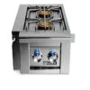Lynx Cart Mounted Double Side Burner - LCB2-3