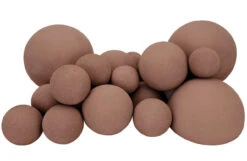 Rasmussen 18" Mixed Fireballs | Adobe Red