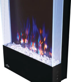 Napoleon Allure Vertical 38" Electric Wall Hanging Fireplace - NEFVC38H -TECC BBQ Shop Original JPG Allure Vertical Details Flame Multi 25326.1674224648.1500.1500