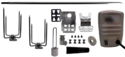 Universal 45" X 1/2" Stainless Rotisserie Spit Kit W/ Electric Motor