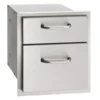 AOG Stainless Steel Double Drawer - 16-15-DSSD