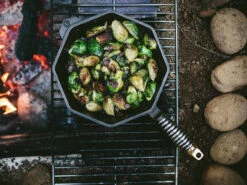 Finex 12" Cast Iron Skillet -TECC BBQ Shop finex 12 cast iron skillet brussel sprouts 06792.1605903332.1500.1500