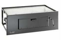 Fire Magic Lift-A-Fire 30" Charcoal Built-in Grill W SS Diamond Sear Cooking Grates