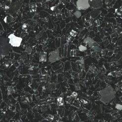 American Fireglass Black Reflective 1/4" Fire Glass