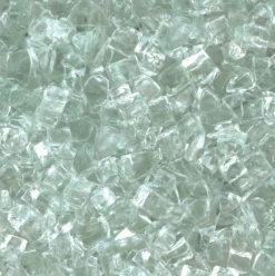 American Fireglass Clear 1/4" Fire Glass - 10 Lbs - AFF-CLR-10