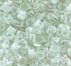 American Fireglass Clear 1/2-in Fire Glass -10 Lbs - AFF-CLR12-10