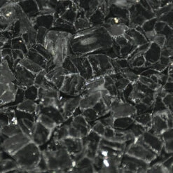 American Fireglass Black 1/2-in Fire Glass 10 Lbs