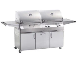 Fire Magic Aurora A830I Charcoal/Gas Grill On Cart, No Rotisserie