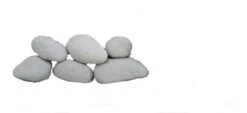 FireStones | 6 Extra Large Stones | Light Gray | STA4-LG