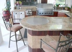 Cook-N-Dine 27.5" Dia Round Stainless Built In Teppanyaki - MO70 -TECC BBQ Shop teppanyaki grill built in griddle cooktop MO70 cookndine1 01101.1661372762.1500.1500